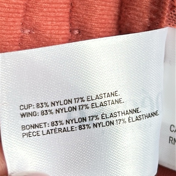 Addition Elle Deesee Lingerie Wireless T-Shirt Bra Size 44D Pink Coral - Picture 13 of 13